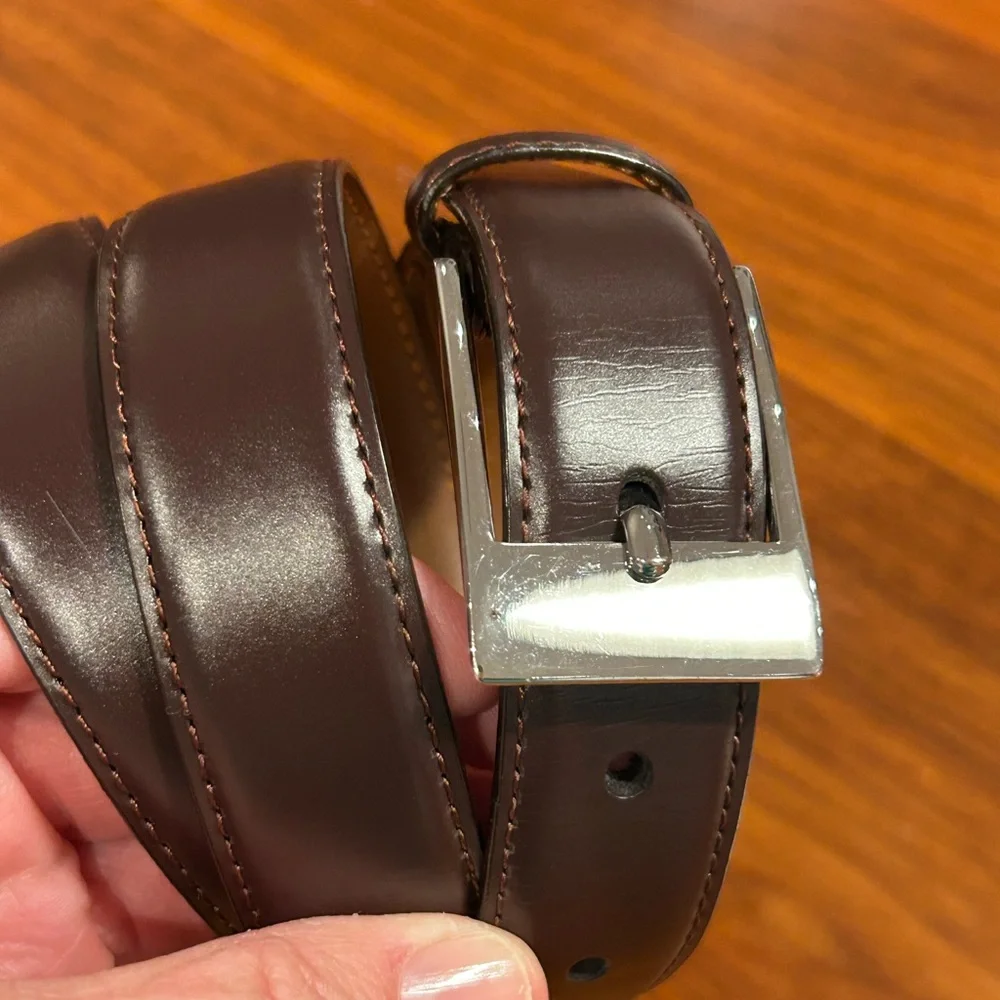 Dark Brown Belt Leather Size 30